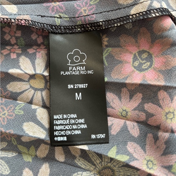 FARM Rio Multicolor Floral Blouse - Picture 11 of 12